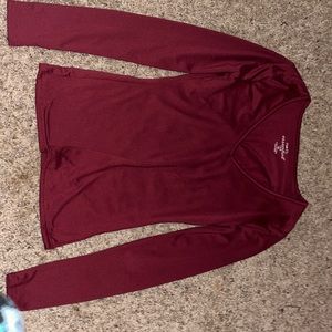 Rue 21 maroon top xs